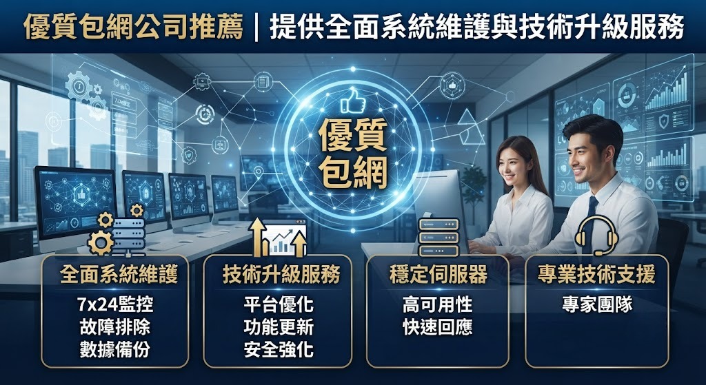 提供全面系統維護與技術升級服務